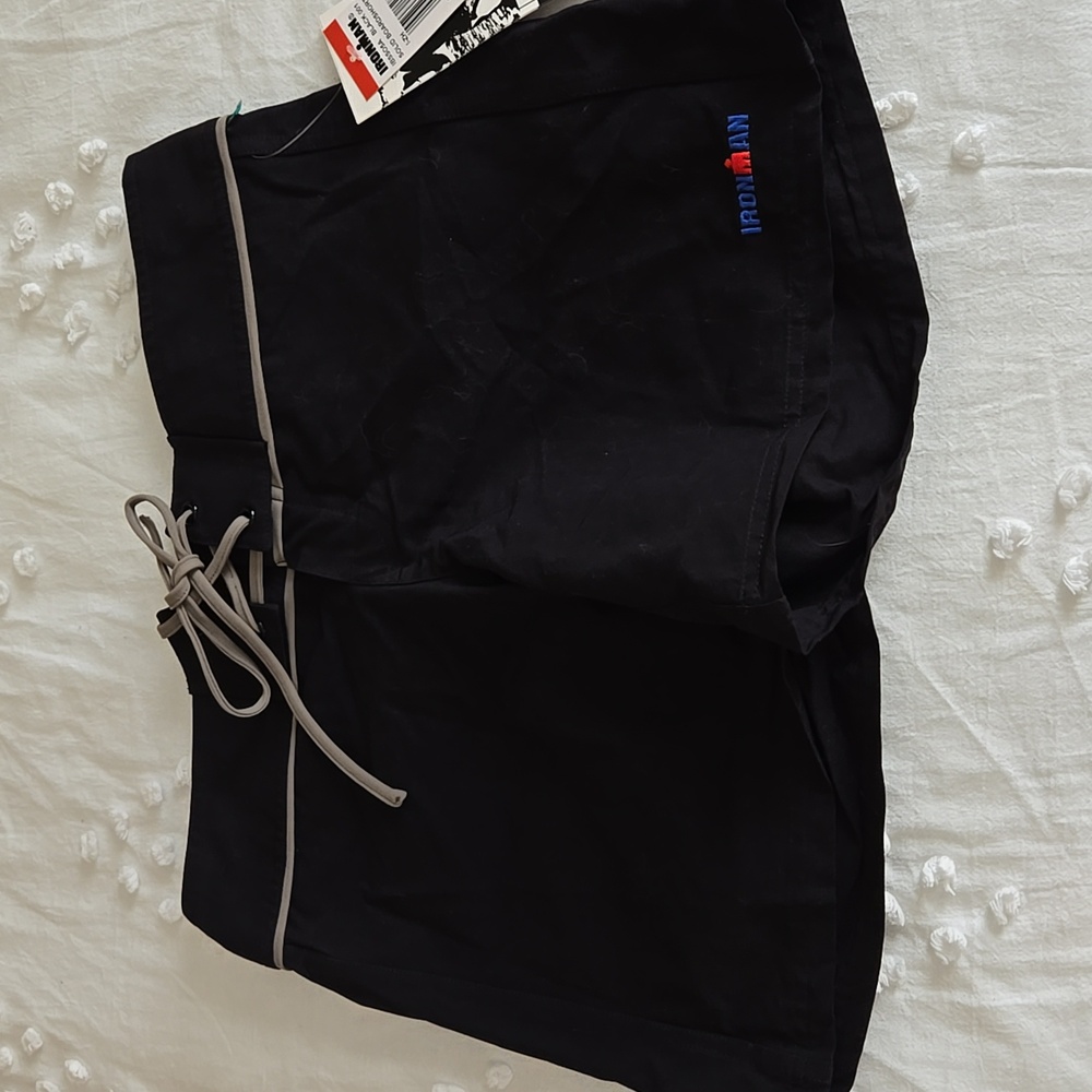 Iron Man Black Athletic Shorts